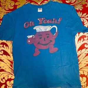 Vintage Kool Aid Man Shirt Oh Yeah! L RARE 90s